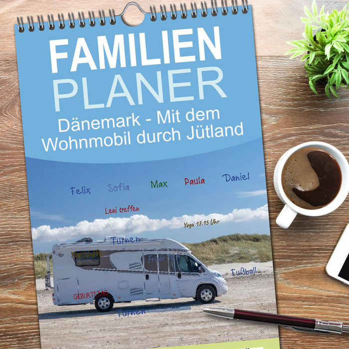Dänemark - Mit dem Wohnmobil durch Jütland (CALVENDO Familienplaner 2026)