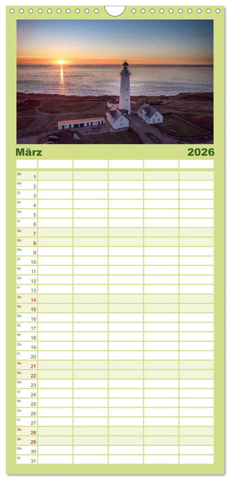 Dänemark - Mit dem Wohnmobil durch Jütland (CALVENDO Familienplaner 2026)