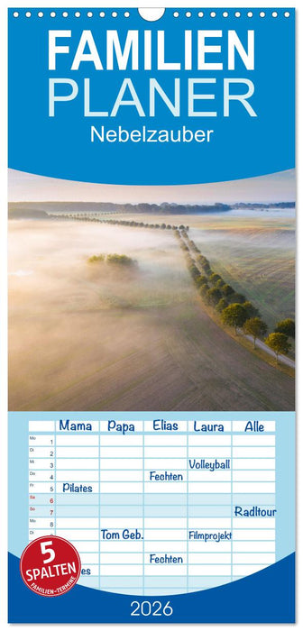 Nebelzauber (CALVENDO Familienplaner 2026)