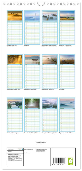 Nebelzauber (CALVENDO Familienplaner 2026)