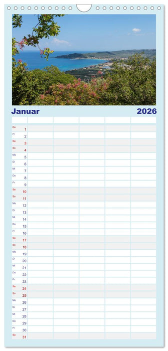 Zakynthos - die liebenswerte Insel (CALVENDO Familienplaner 2026)