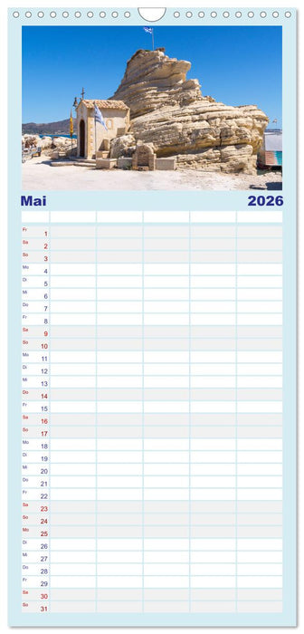 Zakynthos - die liebenswerte Insel (CALVENDO Familienplaner 2026)