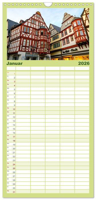 Ein Blick auf Limburg an der Lahn (CALVENDO Familienplaner 2026)