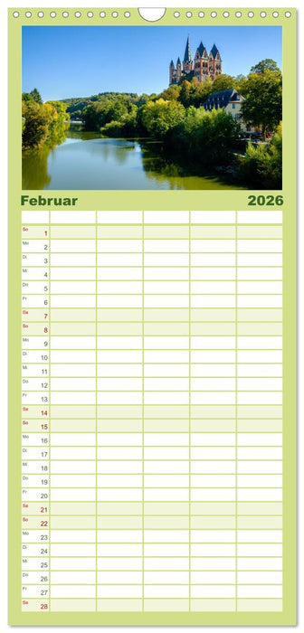 Ein Blick auf Limburg an der Lahn (CALVENDO Familienplaner 2026)