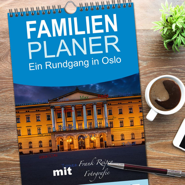 Ein Rundgang in Oslo (CALVENDO Familienplaner 2026)