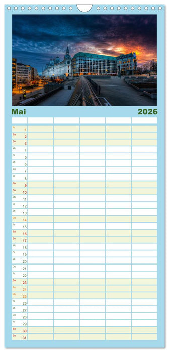 Ein Rundgang in Oslo (CALVENDO Familienplaner 2026)