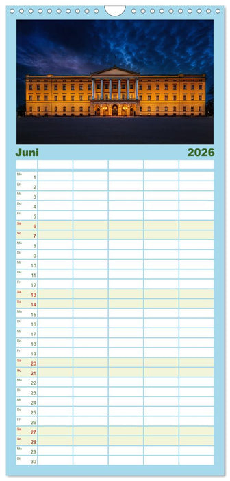 Ein Rundgang in Oslo (CALVENDO Familienplaner 2026)