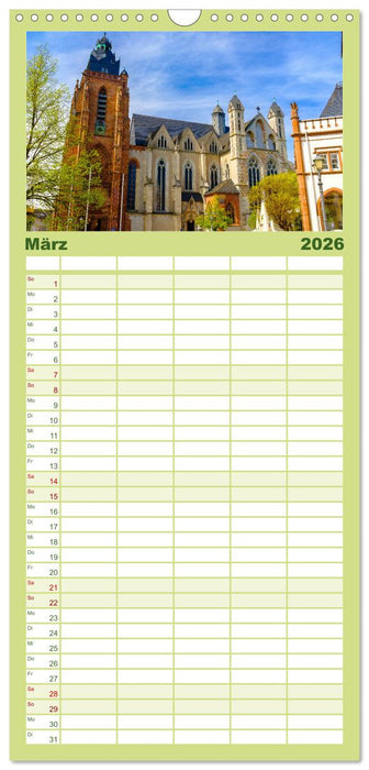 Ein Blick auf Wetzlar (CALVENDO Familienplaner 2026)