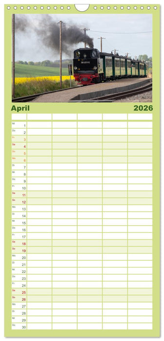 Ein ganzes Jahr unter Volldampf! (CALVENDO Familienplaner 2026)