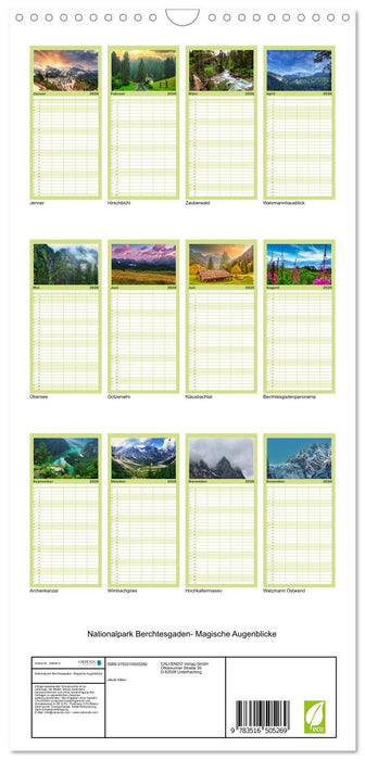 Nationalpark Berchtesgaden- Magische Augenblicke (CALVENDO Familienplaner 2026)