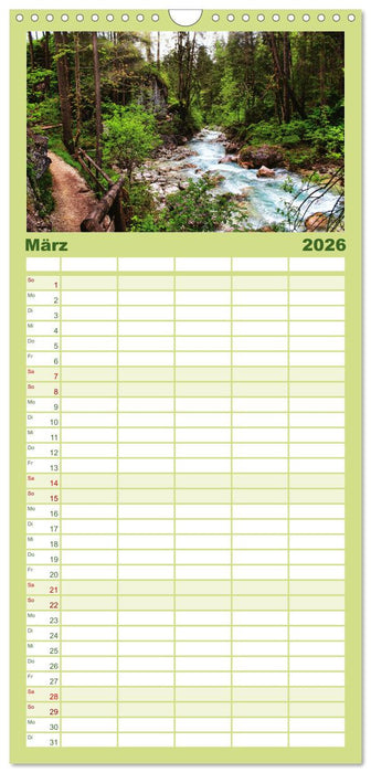 Nationalpark Berchtesgaden- Magische Augenblicke (CALVENDO Familienplaner 2026)