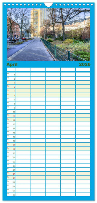 Berlin, so bunt wie das Leben (CALVENDO Familienplaner 2026)