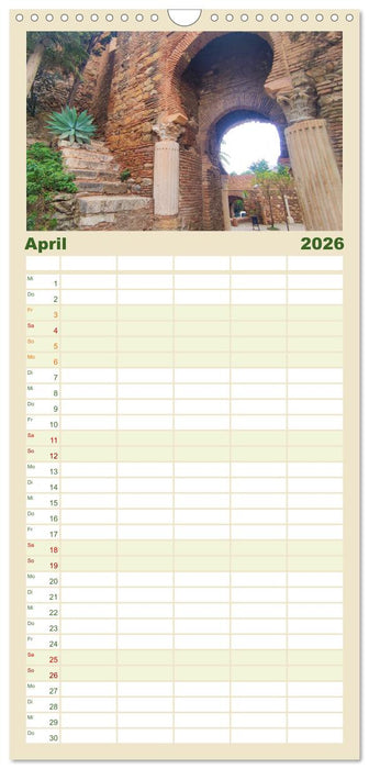 Magisches Andalusien (CALVENDO Familienplaner 2026)