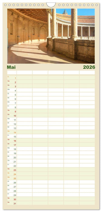 Magisches Andalusien (CALVENDO Familienplaner 2026)