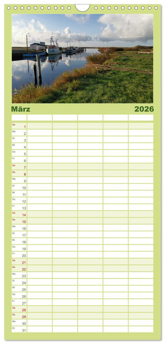 Unterwegs in Dänemark von der Nordsee bis zur Ostsee (CALVENDO Familienplaner 2026)