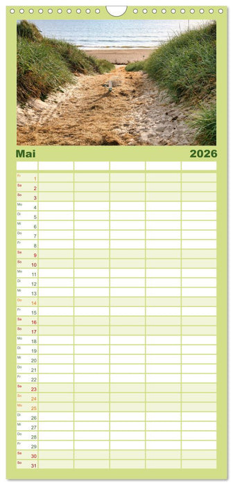 Unterwegs in Dänemark von der Nordsee bis zur Ostsee (CALVENDO Familienplaner 2026)