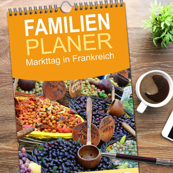 Markttag in Frankreich (CALVENDO Familienplaner 2026)