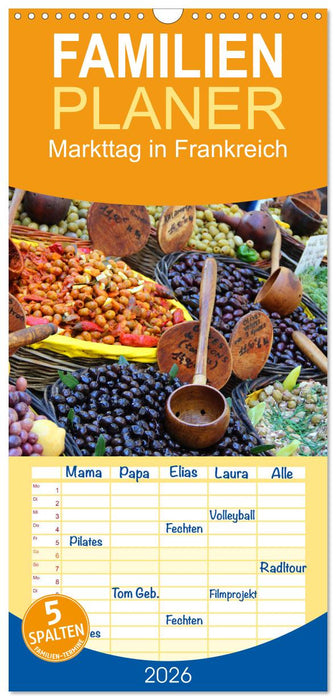 Markttag in Frankreich (CALVENDO Familienplaner 2026)