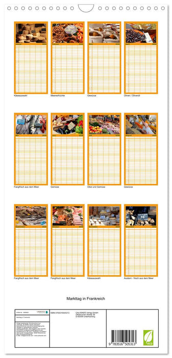 Markttag in Frankreich (CALVENDO Familienplaner 2026)