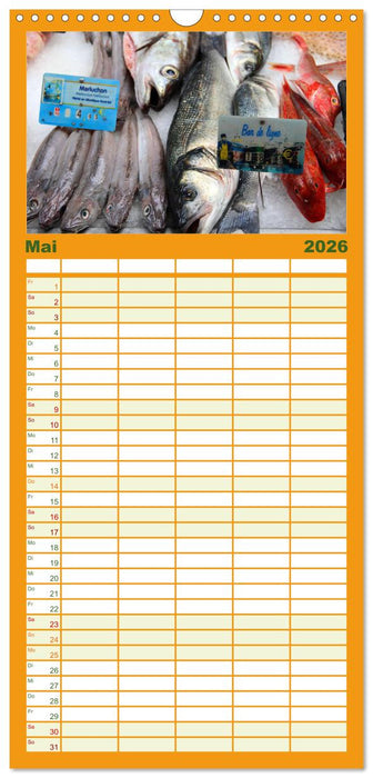 Markttag in Frankreich (CALVENDO Familienplaner 2026)