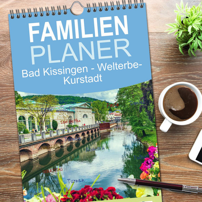 Bad Kissingen - Welterbe-Kurstadt (CALVENDO Familienplaner 2026)