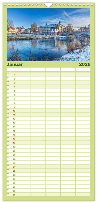 Bad Kissingen - Welterbe-Kurstadt (CALVENDO Familienplaner 2026)