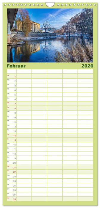 Bad Kissingen - Welterbe-Kurstadt (CALVENDO Familienplaner 2026)