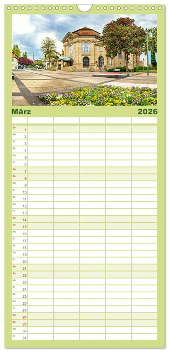 Bad Kissingen - Welterbe-Kurstadt (CALVENDO Familienplaner 2026)