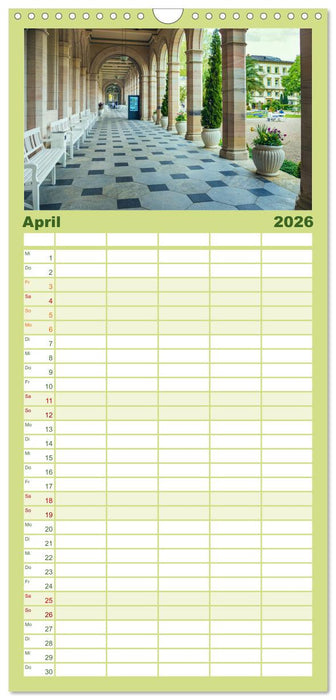 Bad Kissingen - Welterbe-Kurstadt (CALVENDO Familienplaner 2026)