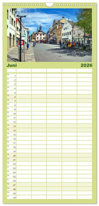 Bad Kissingen - Welterbe-Kurstadt (CALVENDO Familienplaner 2026)