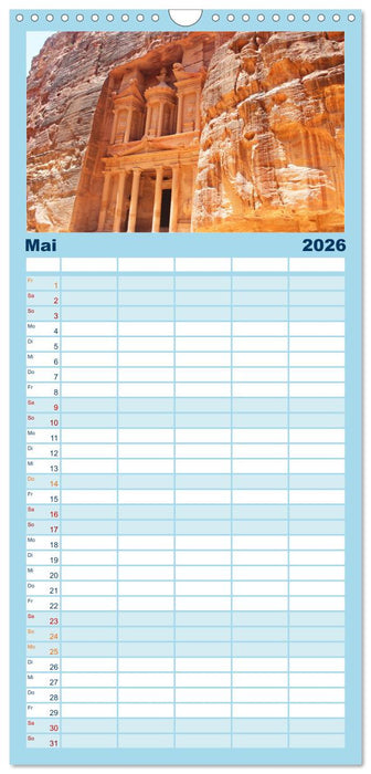 7 Kontinente - Weltweit durch das Jahr (CALVENDO Familienplaner 2026)