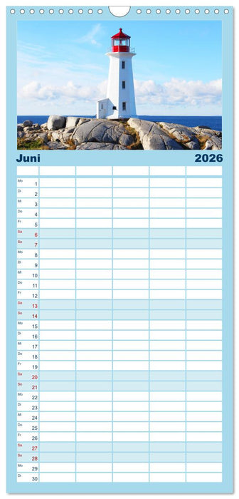 7 Kontinente - Weltweit durch das Jahr (CALVENDO Familienplaner 2026)