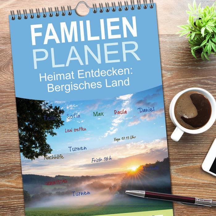 Heimat Entdecken: Bergisches Land (CALVENDO Familienplaner 2026)