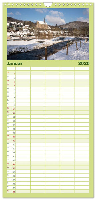 Heimat Entdecken: Bergisches Land (CALVENDO Familienplaner 2026)