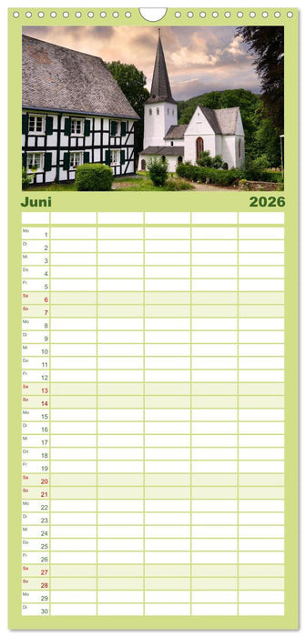 Heimat Entdecken: Bergisches Land (CALVENDO Familienplaner 2026)