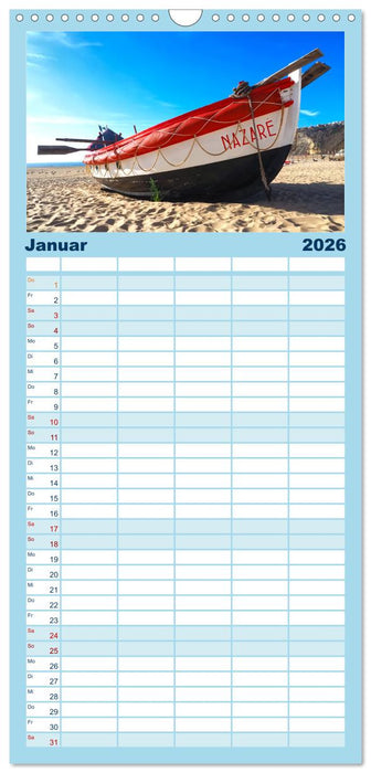 Fischkunst und Fischerglück (CALVENDO Familienplaner 2026)