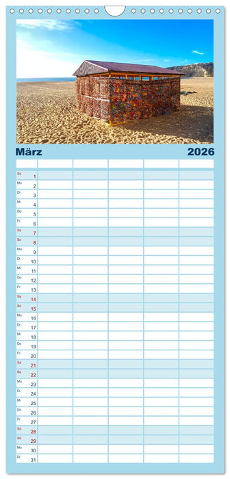 Fischkunst und Fischerglück (CALVENDO Familienplaner 2026)