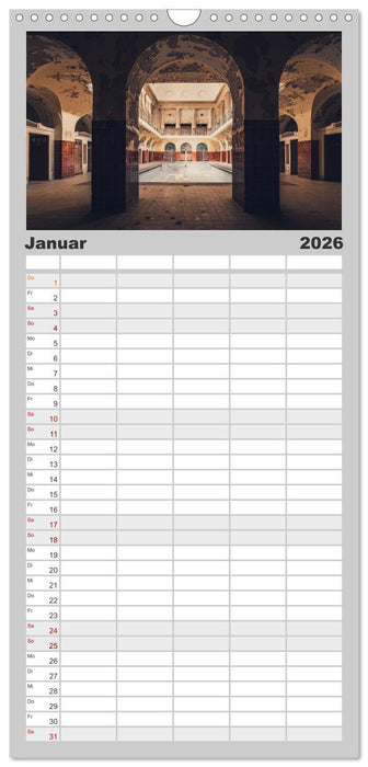 Das alte Stadtbad Leipzig (CALVENDO Familienplaner 2026)