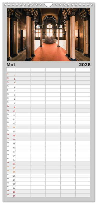 Das alte Stadtbad Leipzig (CALVENDO Familienplaner 2026)