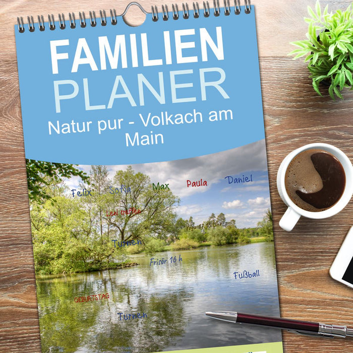 Natur pur - Volkach am Main (CALVENDO Familienplaner 2026)