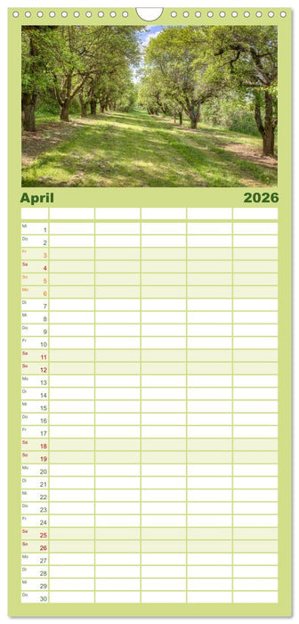 Natur pur - Volkach am Main (CALVENDO Familienplaner 2026)