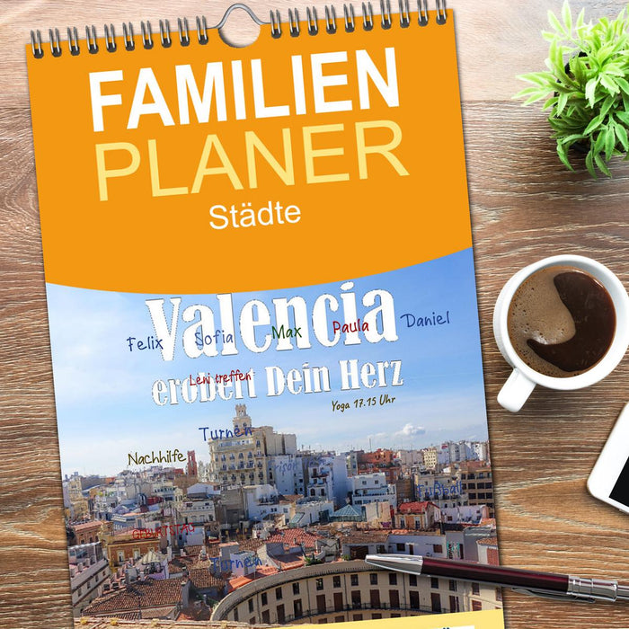 Valencia erobert dein Herz (CALVENDO Familienplaner 2026)