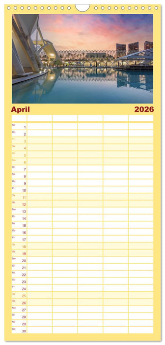 Valencia erobert dein Herz (CALVENDO Familienplaner 2026)