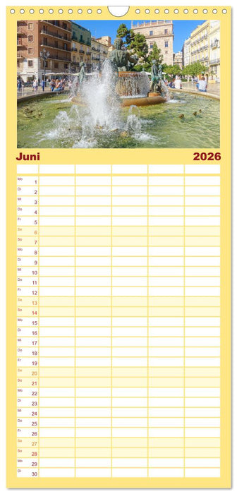 Valencia erobert dein Herz (CALVENDO Familienplaner 2026)