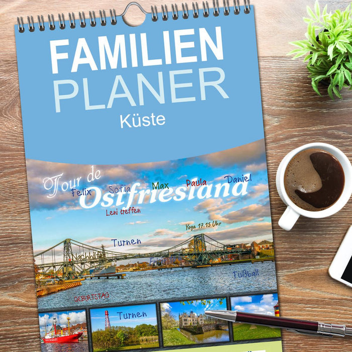 Tour de Ostfriesland (CALVENDO Familienplaner 2026)