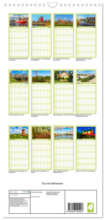 Tour de Ostfriesland (CALVENDO Familienplaner 2026)