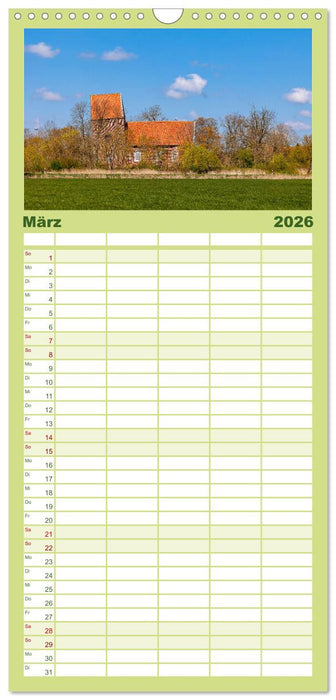 Tour de Ostfriesland (CALVENDO Familienplaner 2026)