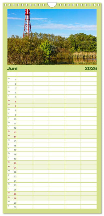 Tour de Ostfriesland (CALVENDO Familienplaner 2026)