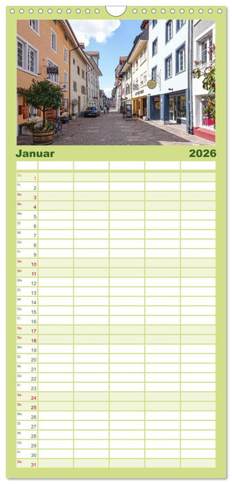 Waldshut - liebenswertes Städtle am Hochrhein (CALVENDO Familienplaner 2026)