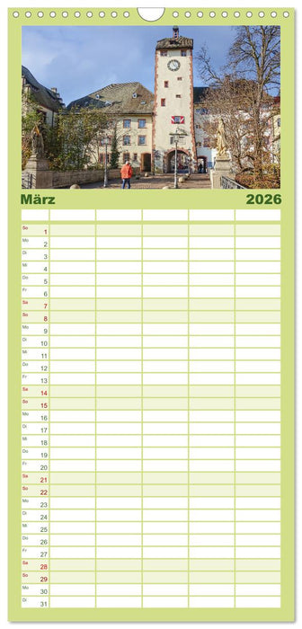Waldshut - liebenswertes Städtle am Hochrhein (CALVENDO Familienplaner 2026)